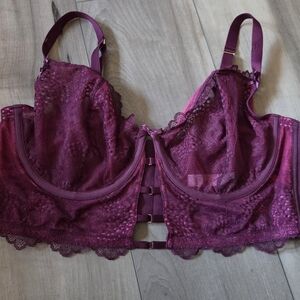 Cacique Lace Bralette in Deep Purple